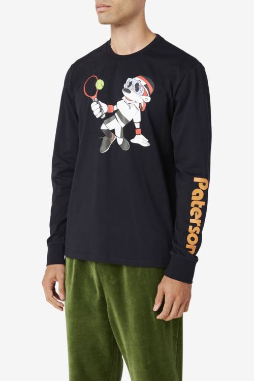 Fila X Paterson Long Sleeve Tee Miesten T Paidat Mustat | Fila760GL