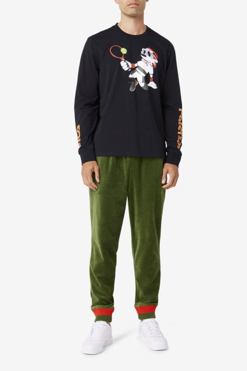 Fila X Paterson Long Sleeve Tee Miesten T Paidat Mustat | Fila760GL