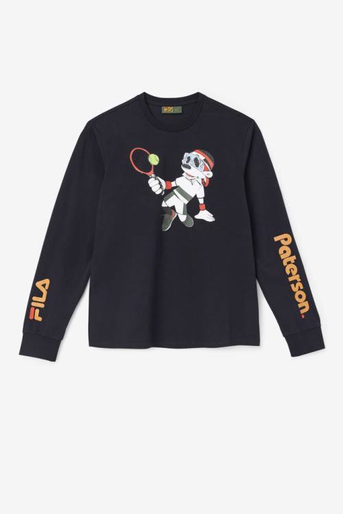 Fila X Paterson Long Sleeve Tee Miesten T Paidat Mustat | Fila760GL
