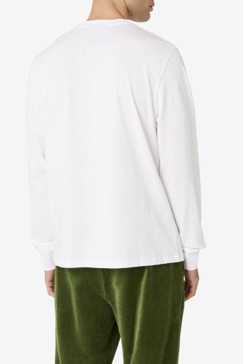 Fila X Paterson Long Sleeve Tee Miesten T Paidat Valkoinen | Fila901UB