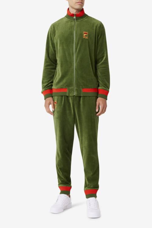 Fila X Paterson Velour Miesten Housut Oranssi | Fila586BS