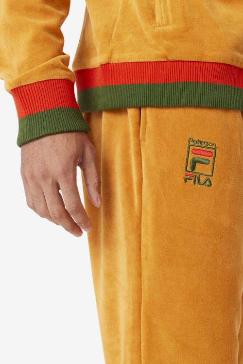 Fila X Paterson Velour Miesten Housut Oranssi | Fila827ZV