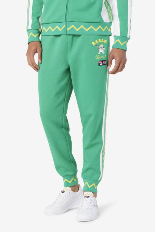 Fila X Rb Babar Evertt Jogger Miesten Housut Syvä Minttu Valkoinen | Fila527TC