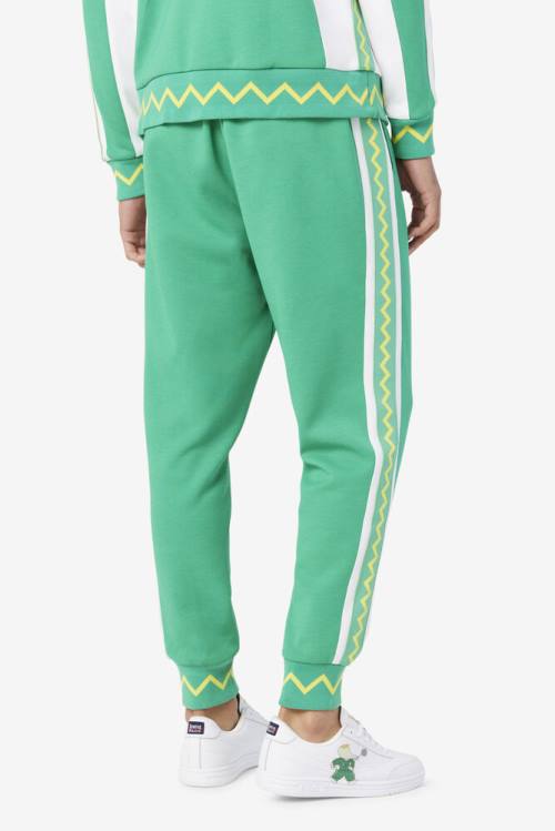 Fila X Rb Babar Evertt Jogger Miesten Housut Syvä Minttu Valkoinen | Fila527TC