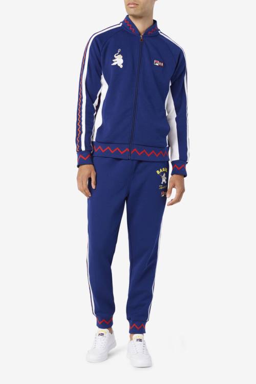 Fila X Rb Babar Evertt Jogger Miesten Housut Sininen Valkoinen | Fila648DL