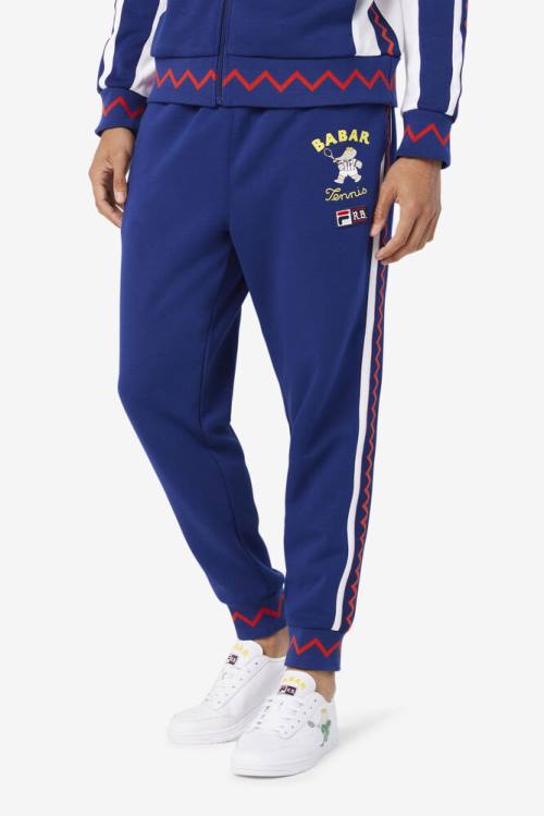 Fila X Rb Babar Evertt Jogger Naisten Housut Sininen Valkoinen | Fila176KR
