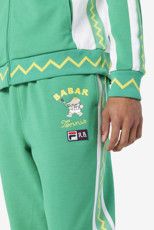 Fila X Rb Babar Evertt Jogger Naisten Housut Syvä Minttu Valkoinen | Fila823PR