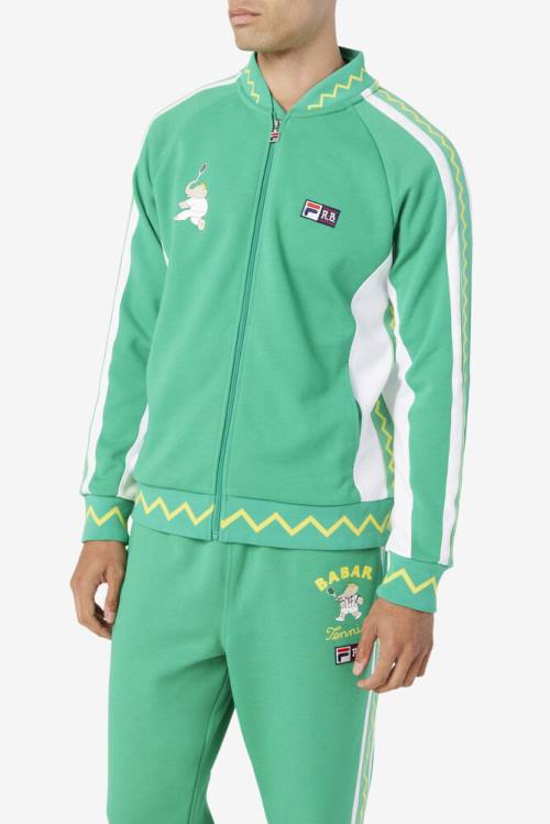 Fila X Rb Babar Iggy Miesten Takki Syvä Minttu Valkoinen | Fila318MB