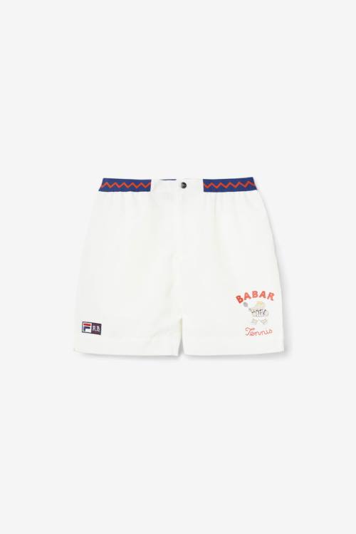 Fila X Rb Babar Marckus Miesten Shortsit Valkoinen Sininen Punainen | Fila237DI