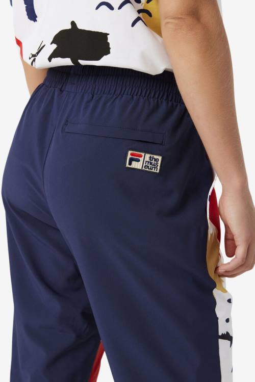 Fila X The Museum Printed Track Naisten Housut Laivastonsininen Valkoinen Punainen | Fila740EM