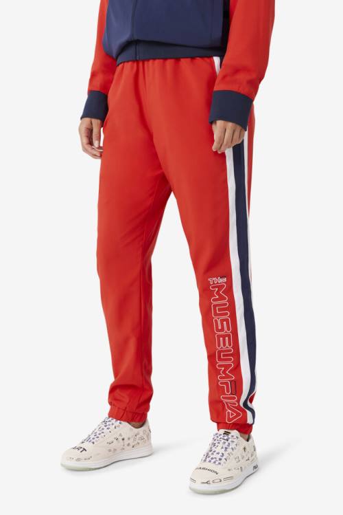Fila X The Museum Track Miesten Housut Punainen Laivastonsininen Valkoinen | Fila372DI