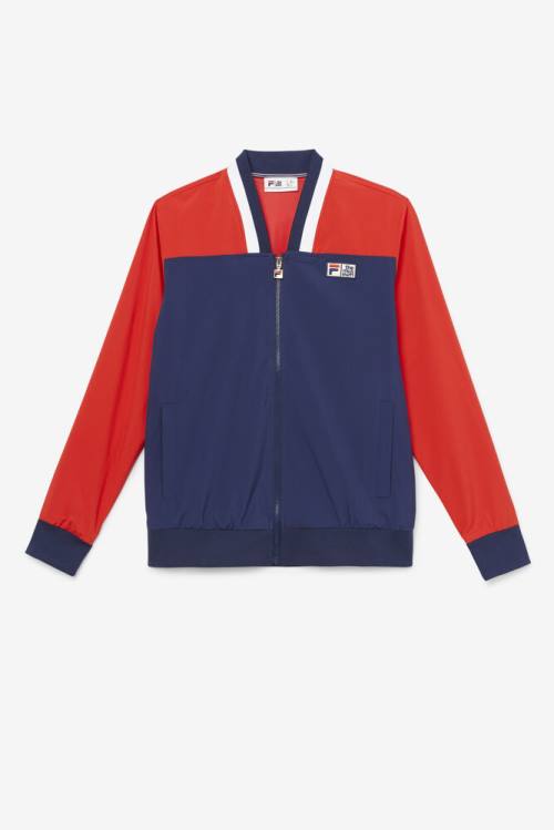 Fila X The Museum Track Miesten Takki Laivastonsininen Punainen Valkoinen | Fila217AQ
