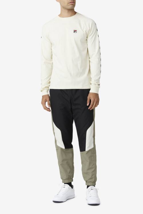 Fila Zubby Long Sleeve Tee Miesten T Paidat Mustat | Fila083PX
