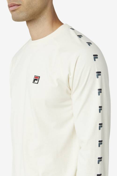 Fila Zubby Long Sleeve Tee Miesten T Paidat Mustat | Fila083PX