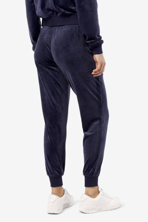 Fila Zura Velour Jogger Naisten Housut Laivastonsininen | Fila483XA