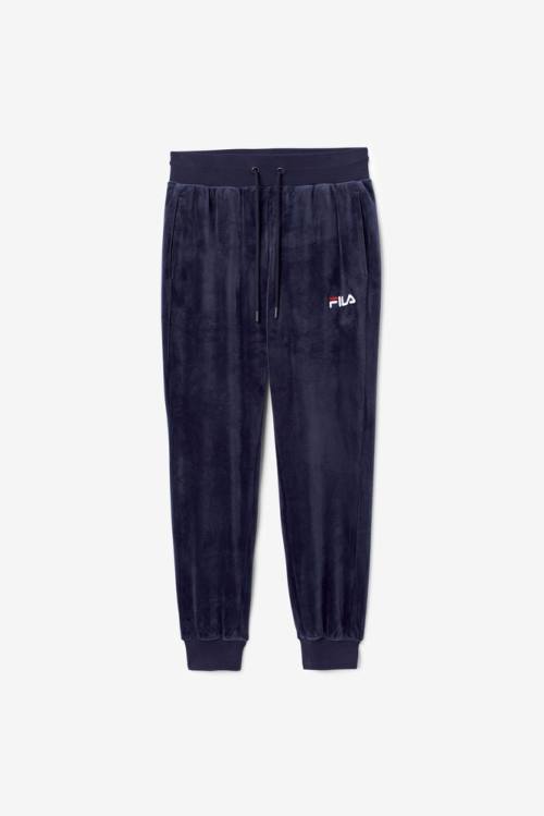 Fila Zura Velour Jogger Naisten Housut Laivastonsininen | Fila483XA