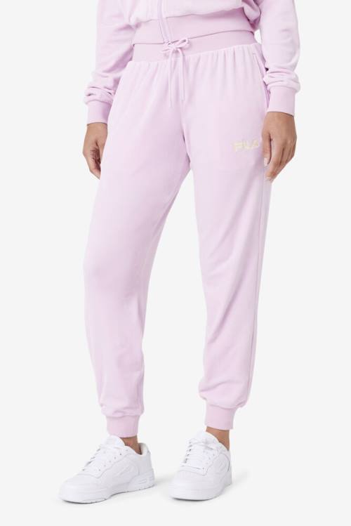Fila Zura Velour Jogger Naisten Housut Violetit | Fila298JV