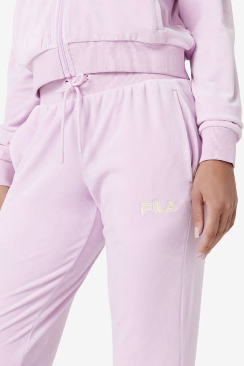 Fila Zura Velour Jogger Naisten Housut Violetit | Fila298JV
