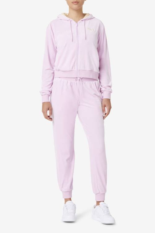 Fila Zura Velour Naisten Takki Violetit | Fila987FM