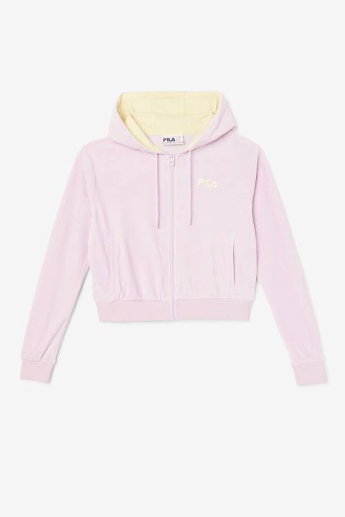Fila Zura Velour Naisten Takki Violetit | Fila987FM